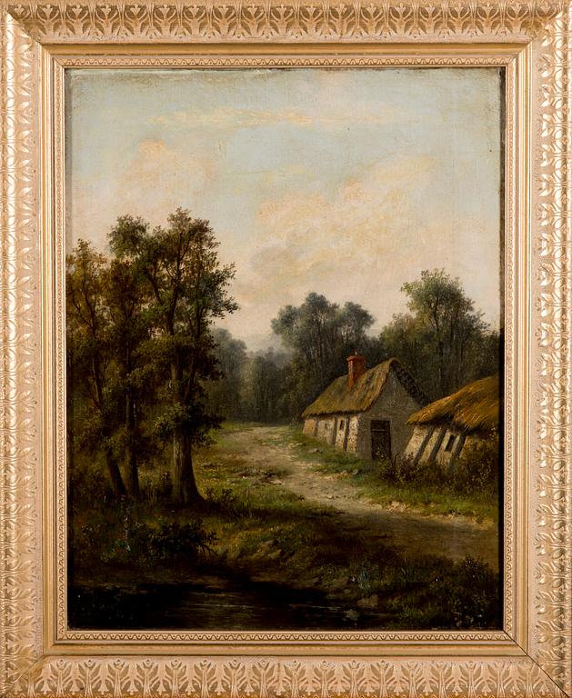 JOSEPH THORS, olja på duk, signerad och daterad 1884.