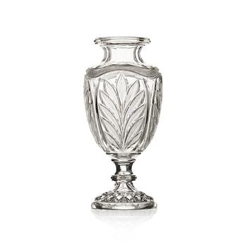 318. A cut glass vase, possibly Russian, 1890's.