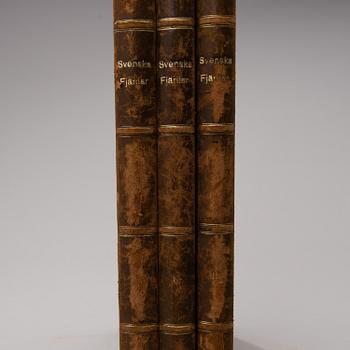 BOOKS "Svenska fjärilar", vol I-III, F. Nordström, E. Wahlgren et al., Nordisk Familjebok, Stockholm.