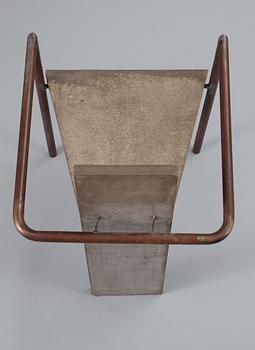 A Jonas Bohlin 'Concrete' chair by Källemo, Sweden early 1980's.