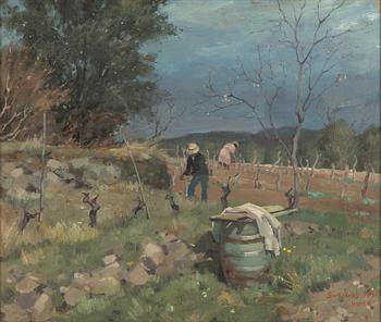 Greta Gerell,  ”Vinodlare i Gattières”.