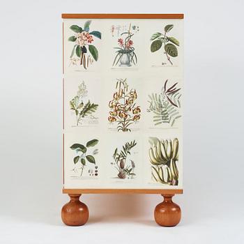 Josef Frank, a mahogany chest of drawers 'Flora Linné', Svenskt Tenn, Sweden 2007, made in a limited edition of model nr 1050.