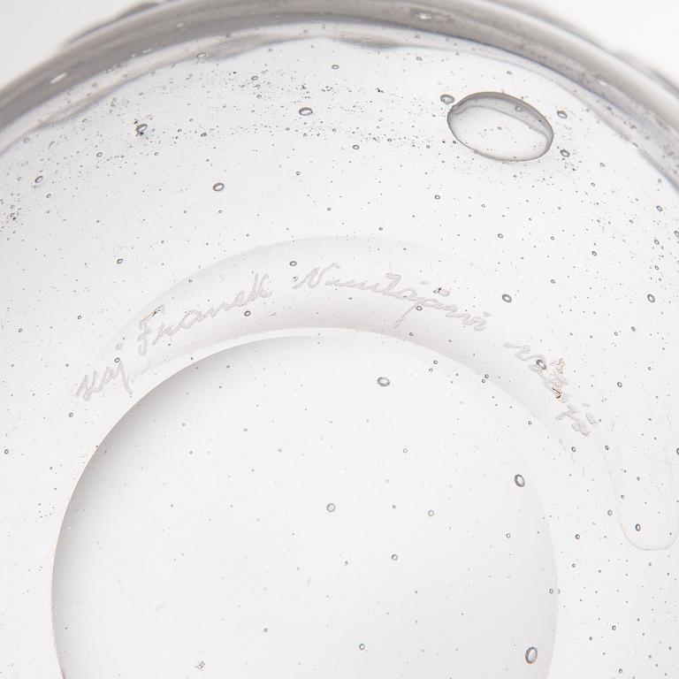 KAJ FRANCK, skål, signerad Kaj Franck, Nuutajärvi Notsjö. 1970-tal.