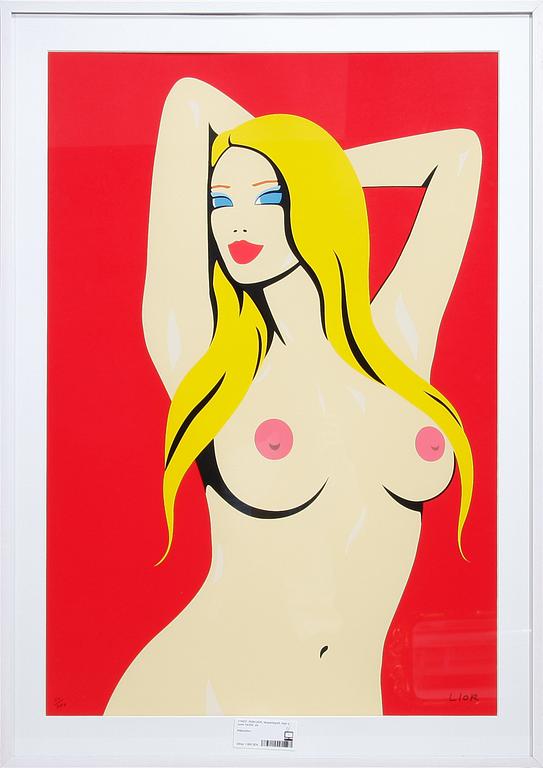 RON LIOR, färgseriegrafi. Sign och numr 24/250.