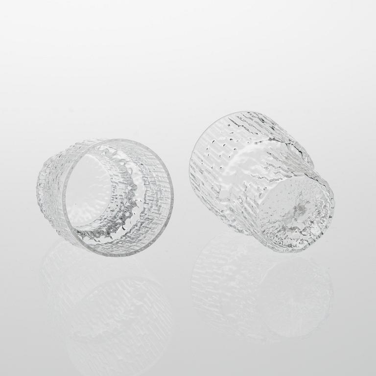 TIMO SARPANEVA, "Senaattori"-glas, 27 st, TAPIO WIRKKALA, "Paadar"-glas, 9 st, Iittala.
