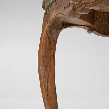 A pair of Rococo chairs, second half of the 18th century.