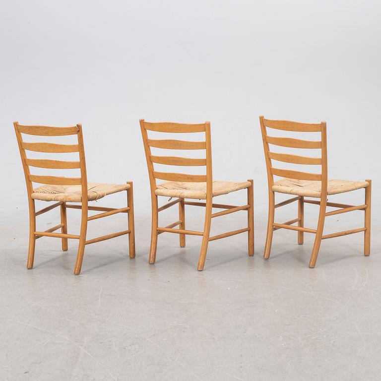 Kaare Klint, chairs, 6 pcs, "Kirkestolen", Denmark, second half of the 20th century.
