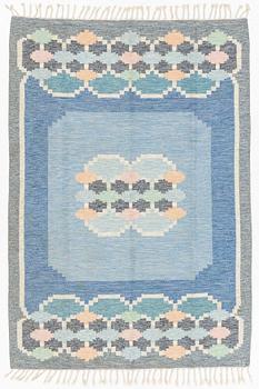 Ingegerd Silow, a carpet, flat weave, c 234 x 163 cm.