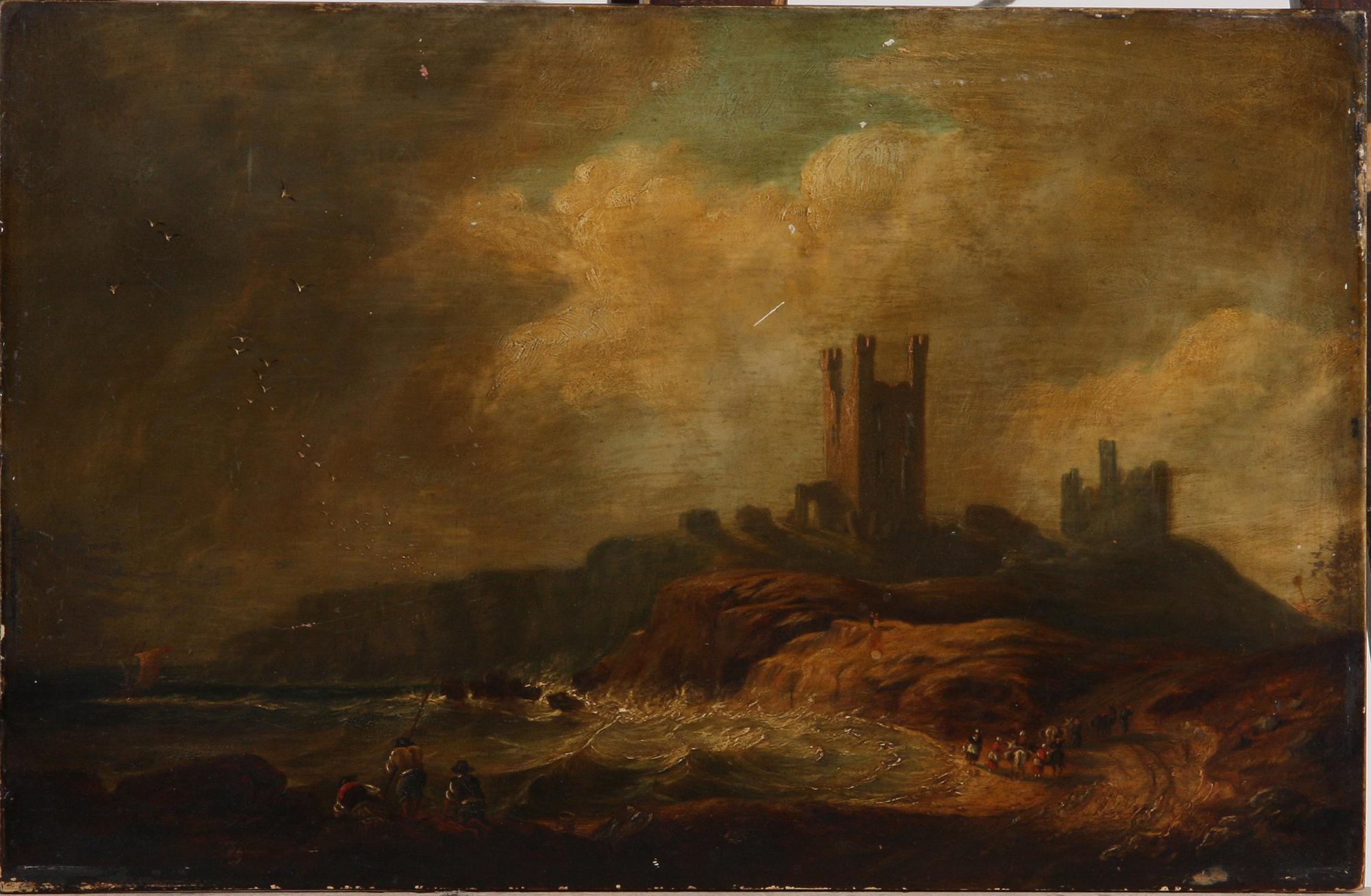 OKÄND KONSTNÄR, olja på pannå, trol 1800-talets första hälft.