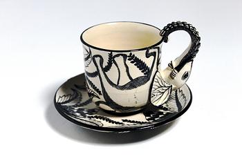 12. Espresso kopp, "Elephant Espresso Cup", med dekor av elefant.