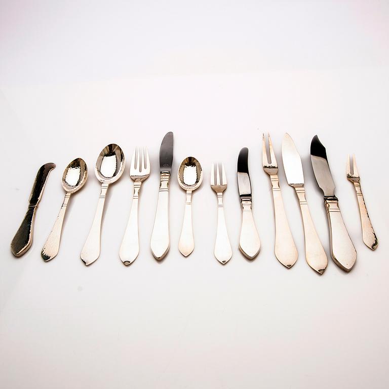 Georg Jensen, Cutlery service, silver, 107 pieces, "Antique/Continental", Denmark.