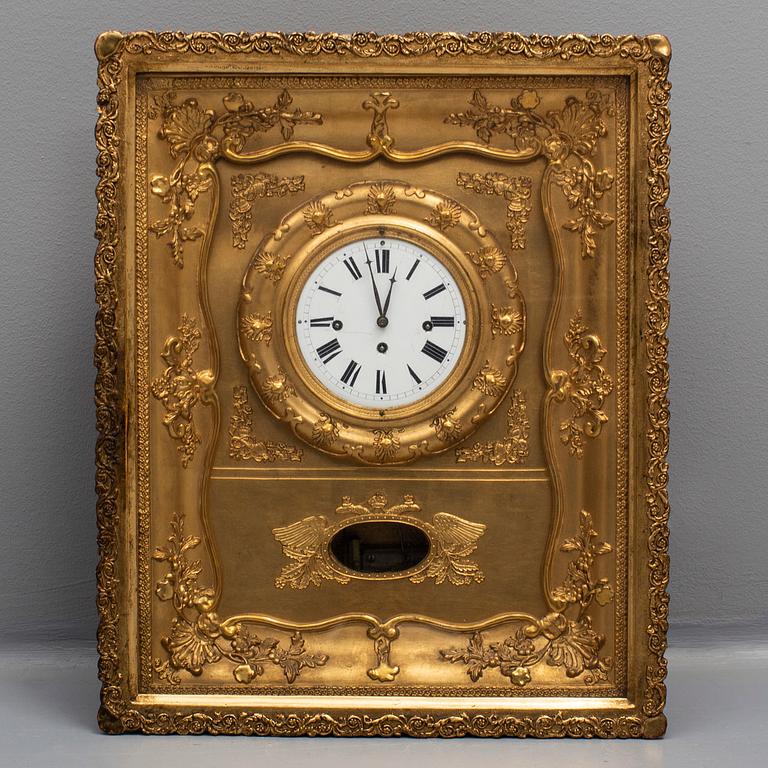 A mid 19th century wall clock.