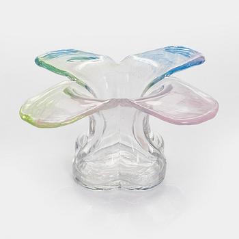 Helena Tynell, An art glass object '6621', signed Riihimäen Lasi Oy Helena Tynell.