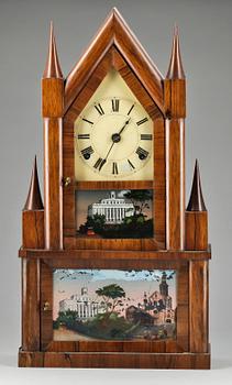 BORDSPENDYL, Elisha Manross USA, 1800-talets mitt.