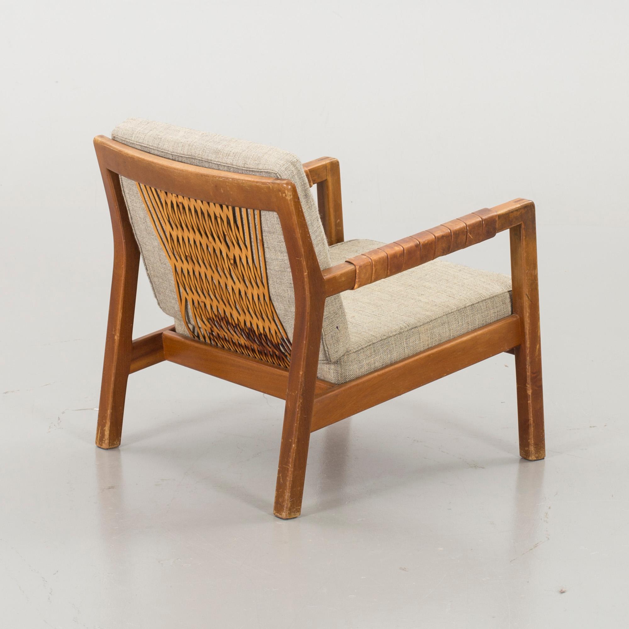 CARL GUSTAF HIORT AF ORNÄS, fåtölj, "Rialto", Puunveisto Oy - Träsnideri Ab, 1900-talets mitt.