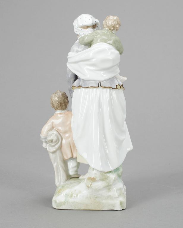 FIGURIN, porslin, Berlinliknande märke, omkr år 1900.