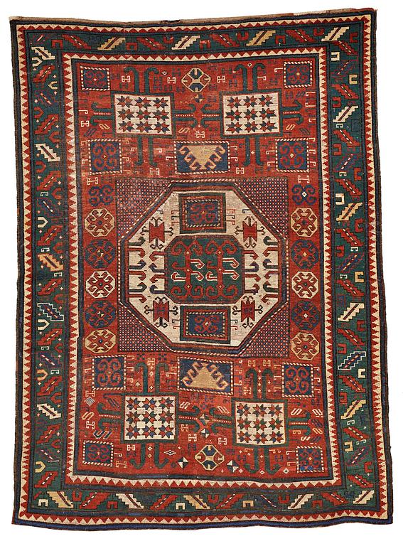 MATTA, antik/semiantik Karachop Kazak, ca 226 x 167,5 cm.