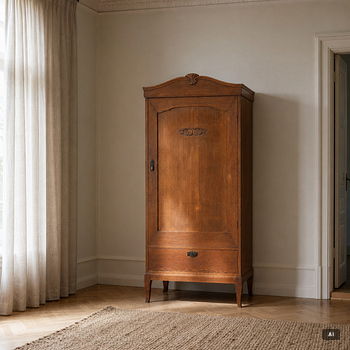 A wardrobe, Art Nouveau, early 20th century.
