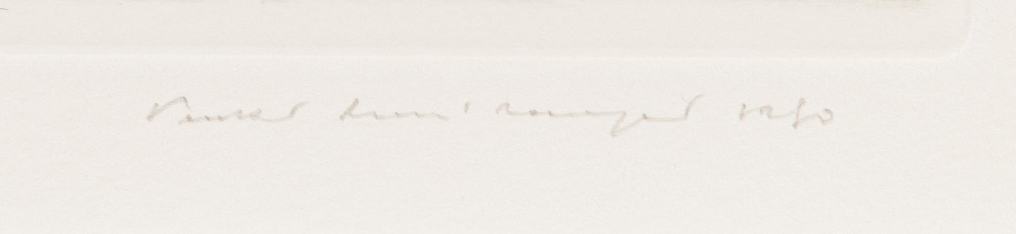 PENTTI LUMIKANGAS, etching, signed and dated 1980, numbered 76/100.