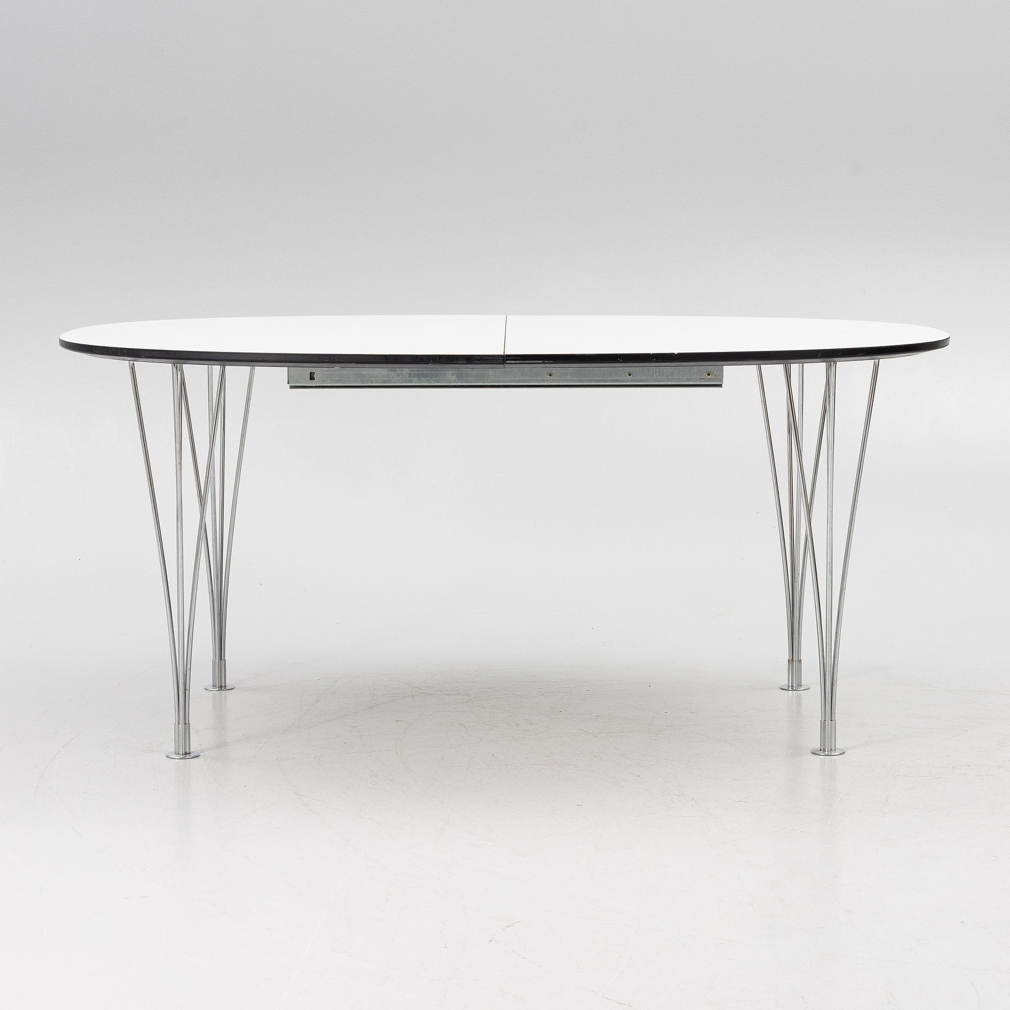Bruno Mathsson, dining table, "Superellipse",.