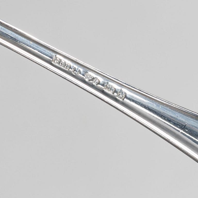 Tea and coffee spoons, 48 pieces, silver, "Svensk" model, including GAB, Stockholm, 1964.