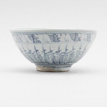 SKÅL, porslin, Kina, Ming, 1400-tal.
