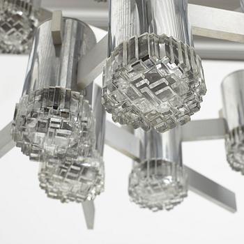 Gaetano Sciolari, a ceiling lamp by Sciolari Lighting, Italy 1960-70's.