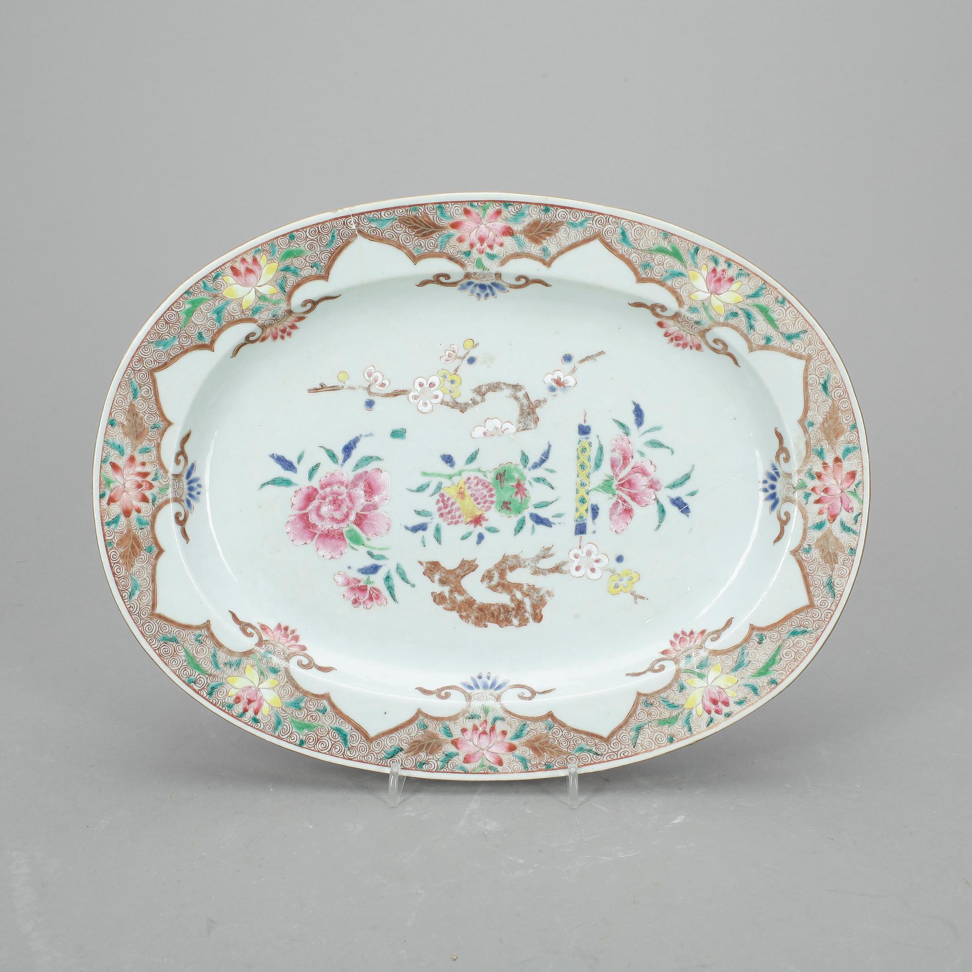 FAT, porslin, Kina, Qianlong (1736-95).