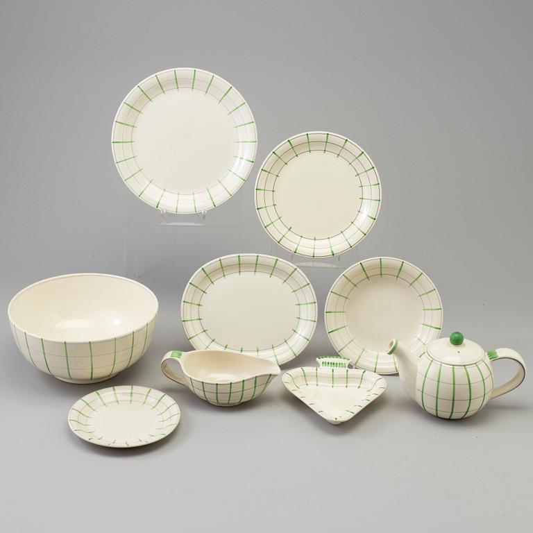 WILHELM KÅGE, a 24 piece 'Spaljé' creamware service from Gustavsberg.