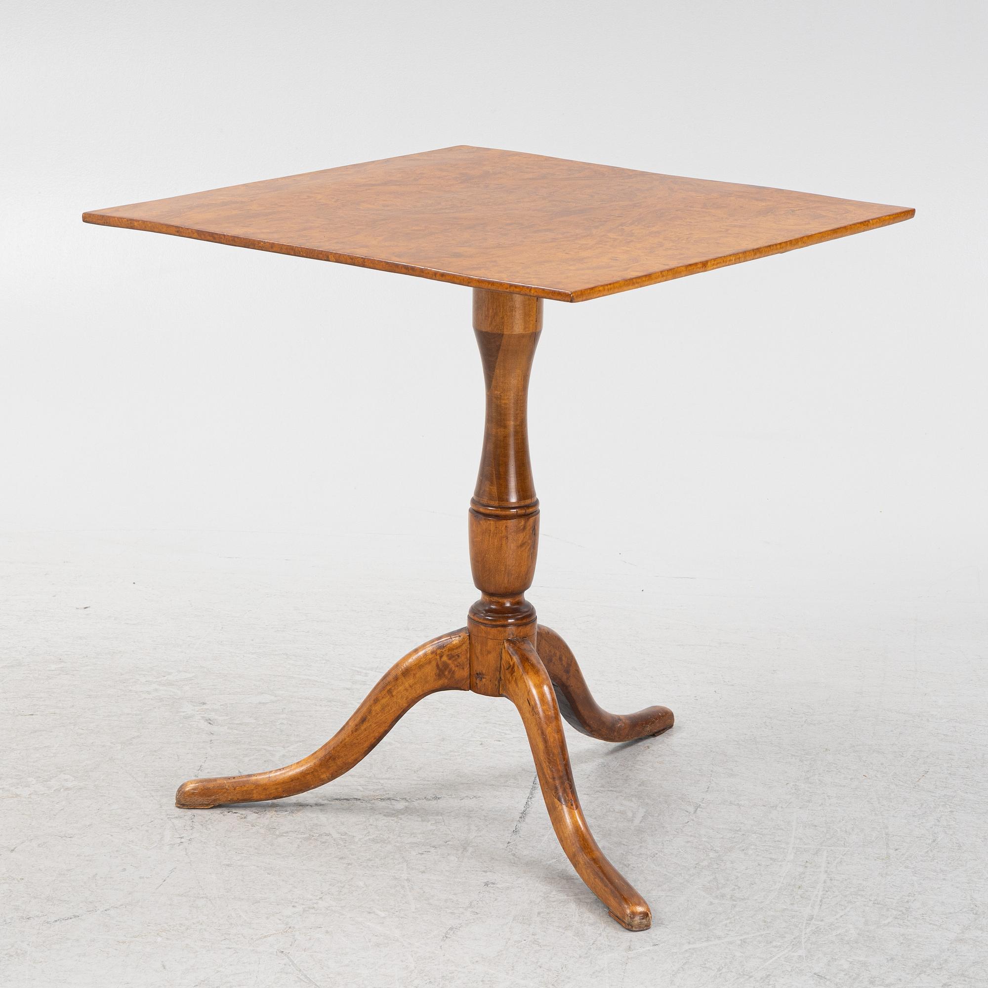 Fällbord, 1800-tal.