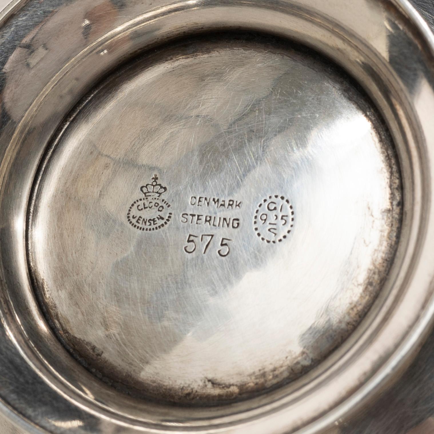 Harald Nielsen, a sterling silver bowl, George Jensen, Denmark, before 1962.