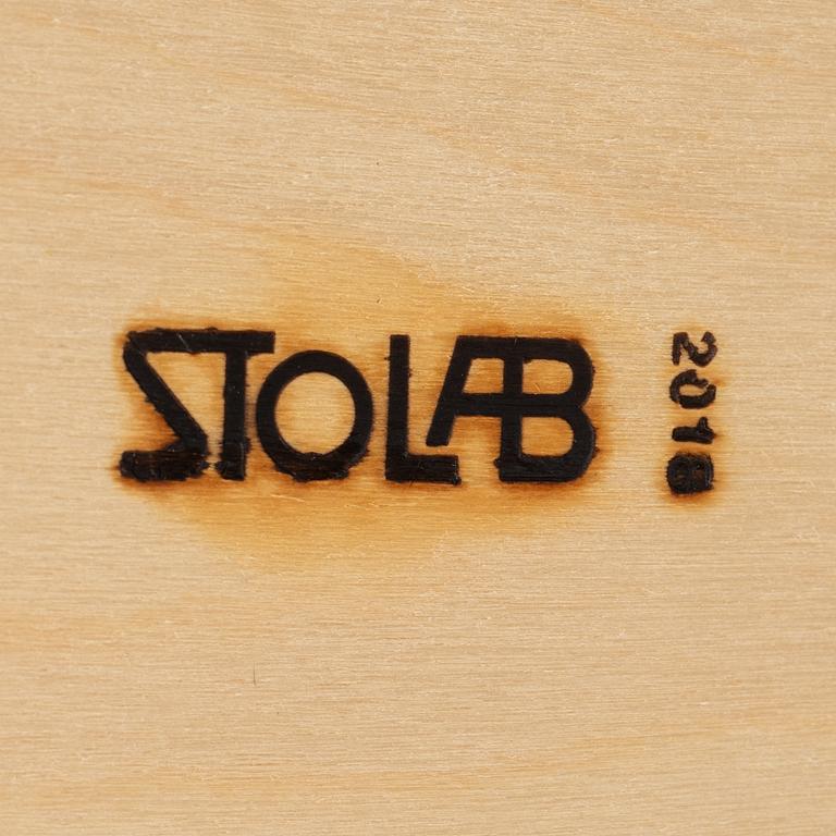 Jonas Lindvall, stolar, 4 st, "Hundranian", Stolab, 2018.