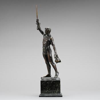 HANS KECK, skulptur, signerad.