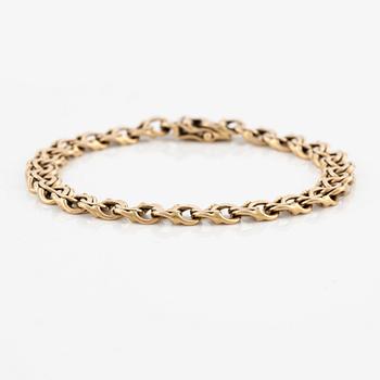 Armband, 18K guld, bismarcklänk.