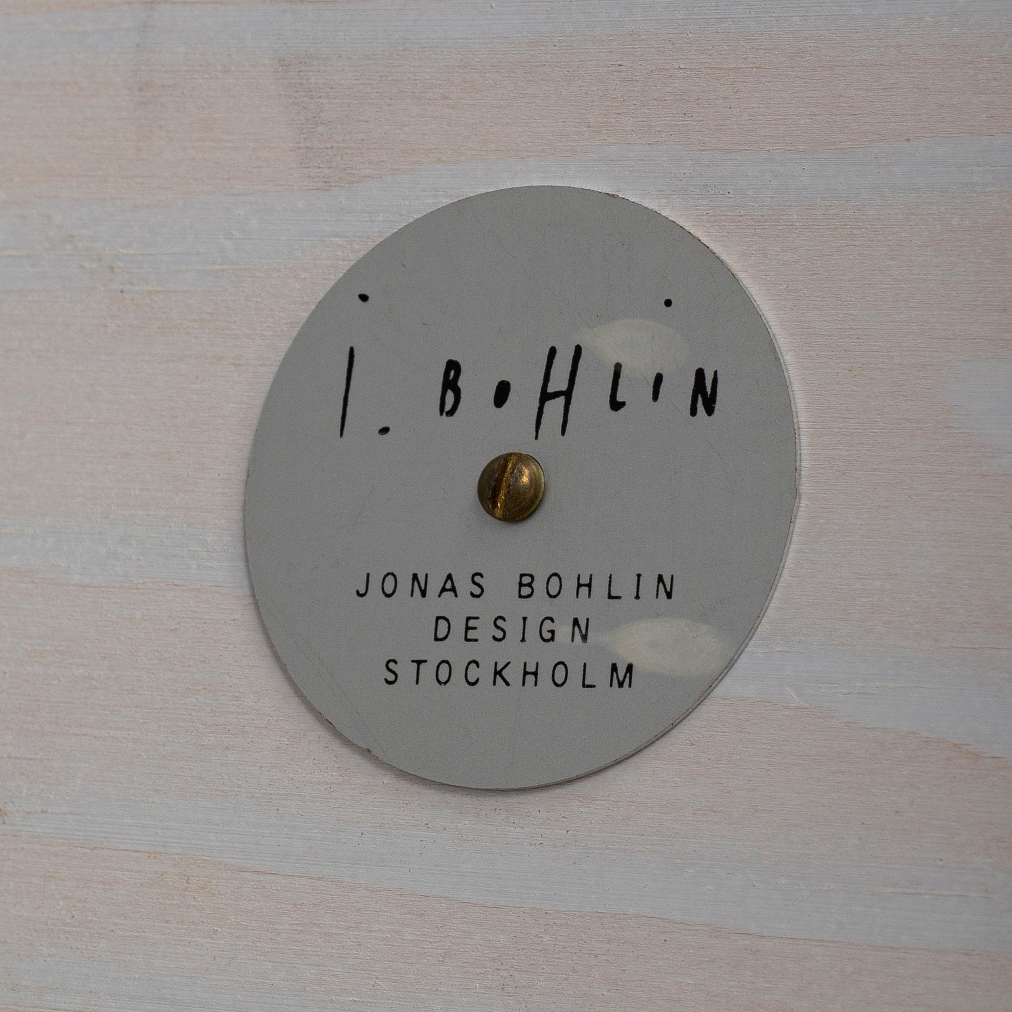 JONAS BOHLIN, karmstolar, 2 st, Jonas Bohlin Design Stockholm, "Liv". Modellen formgiven 1997.