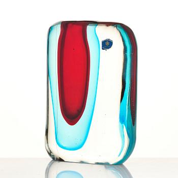 Antonio da Ros, a "Momento" glass vase, Cenedese, Murano, Italy, 1960s.