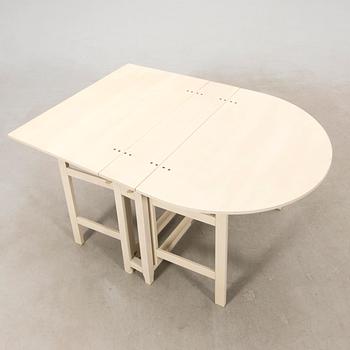 Drop-leaf table, "Bergslagen", from IKEA's 18th-century series, late 20th century.