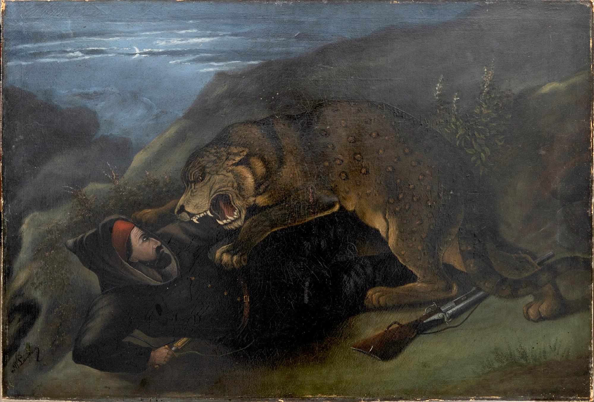 Magnus Wilhelm Lundbom,  oil on canvas laid on panel signed.