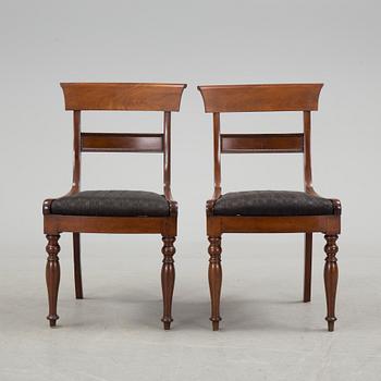 A set of six chairs, mid 1800s.