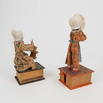 Two mechanical figures Germany second half of the 19th century.