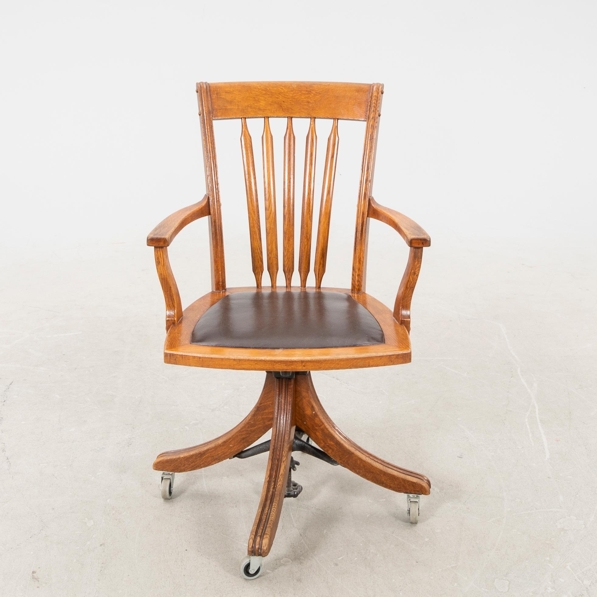 Kontorsstol 1910-tal Åtvidaberg.