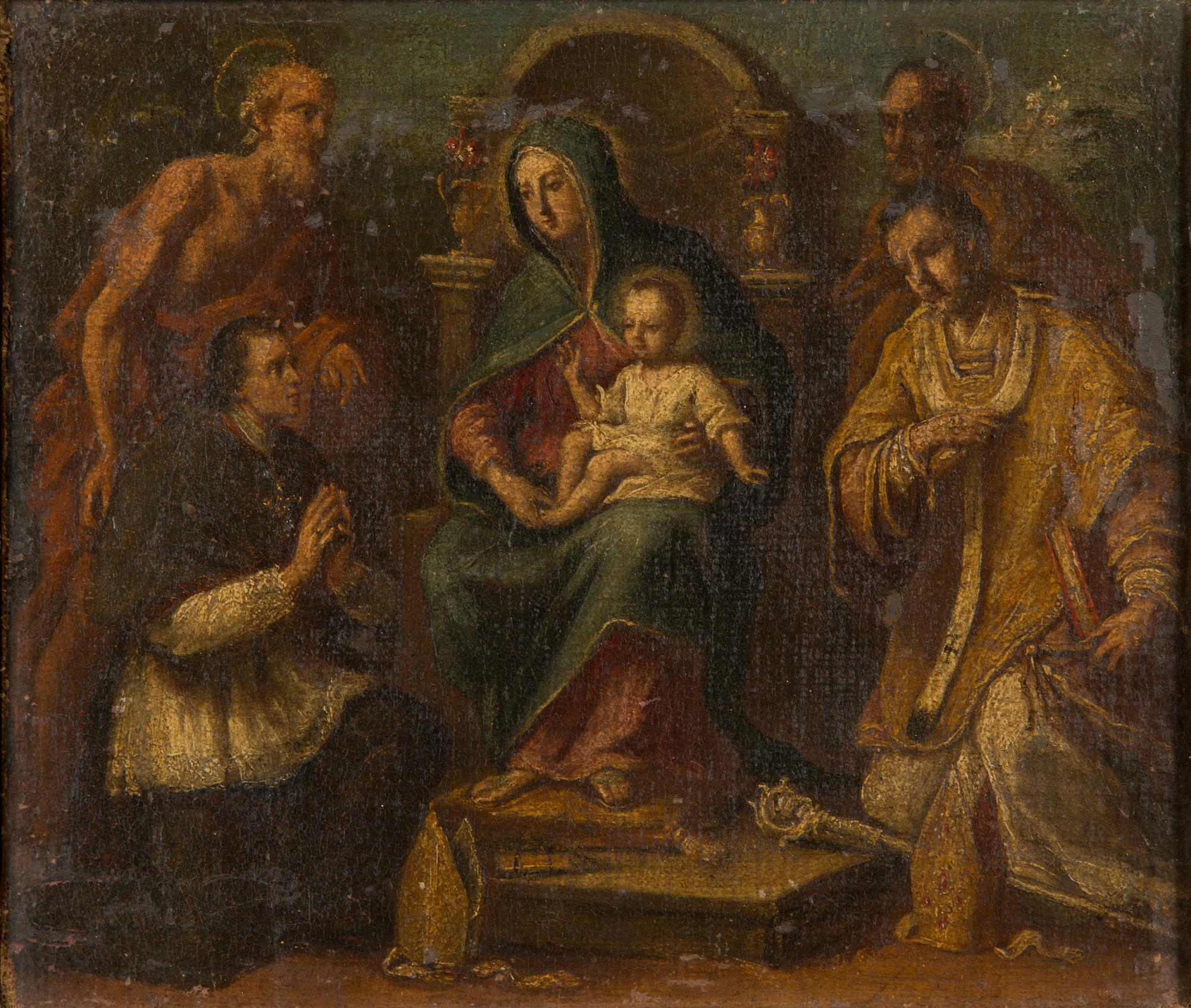 Okänd konstnär, 1700/1800-tal, olja på duk, osignerad.