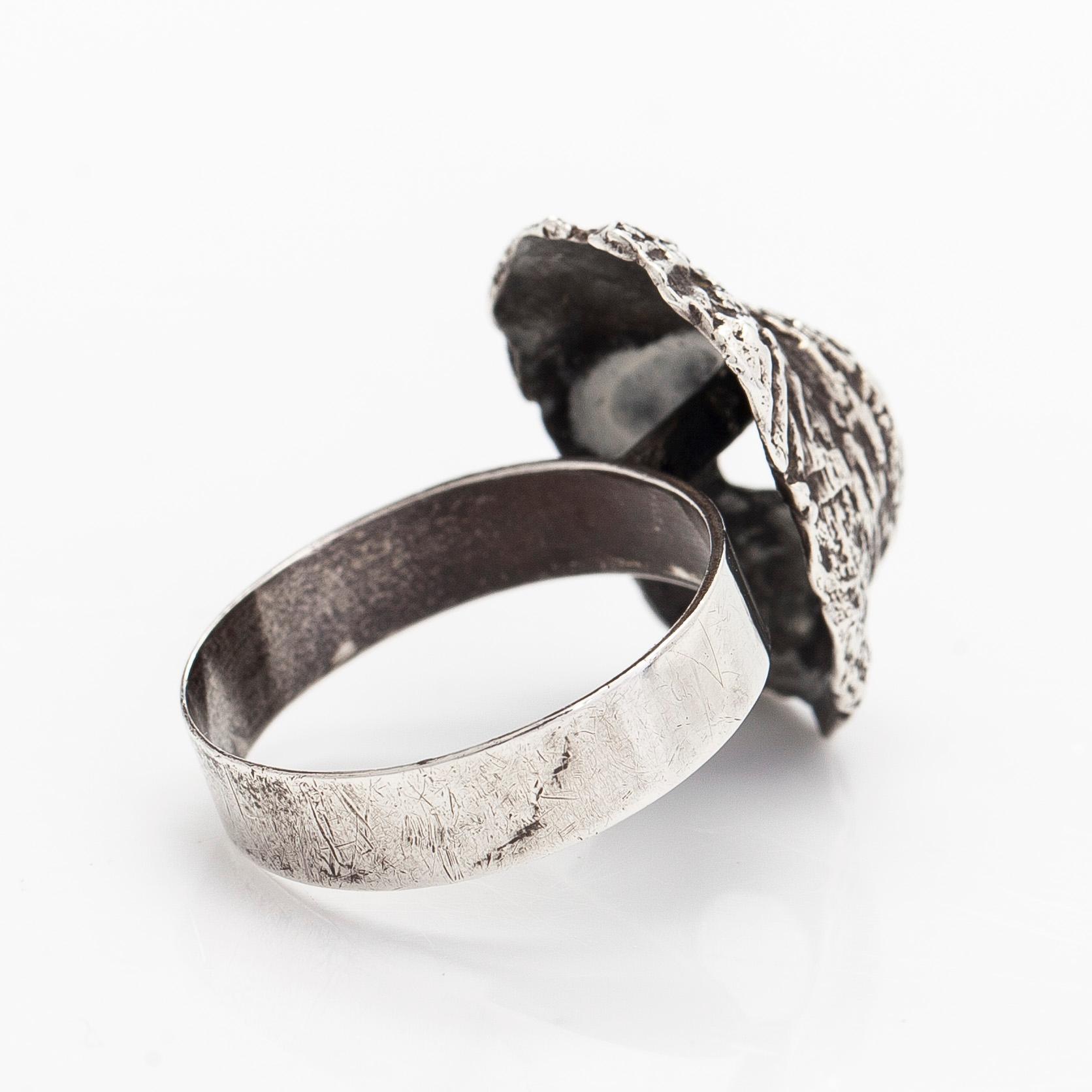 Helky Juvonen, ring, silver, Westerback 1971.