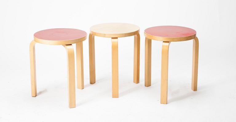 PALLAR, 2+1 st, modell 60, Alvar Aalto, Artek.