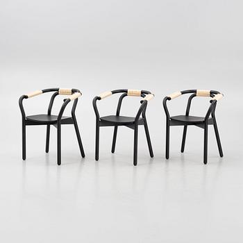 Tatsuo Kuroda, six "Knot" chairs, Normann Copenhagen, Denmark.