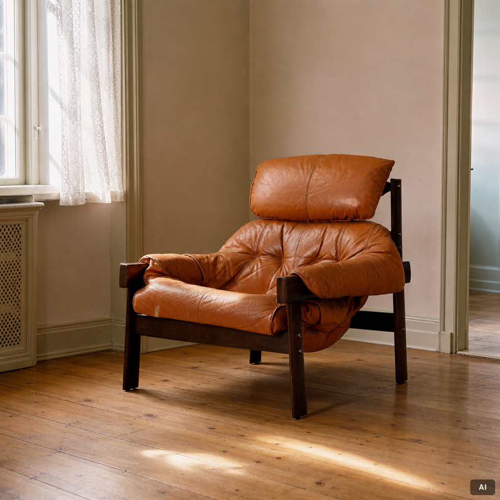Percival Lafer, an armchair, Lafer MP, Brazil, 1960s/70s.