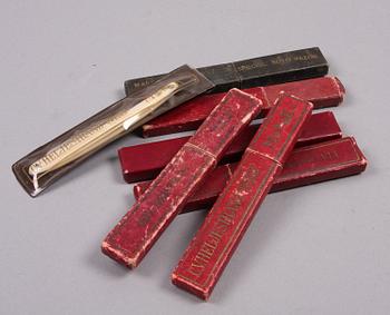 RAKKNIVAR, 7 st. Bl a C.V Heljestrand, Eskilstuna, Sverige.