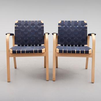 KARMSTOLAR, 1 par, Alvar Aalto, Artek, Finland, 1900-talets andra hälft.