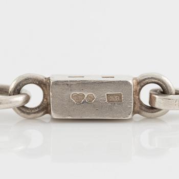 Wiwen Nilsson, bracelet, sterling silver, Lund 1972.