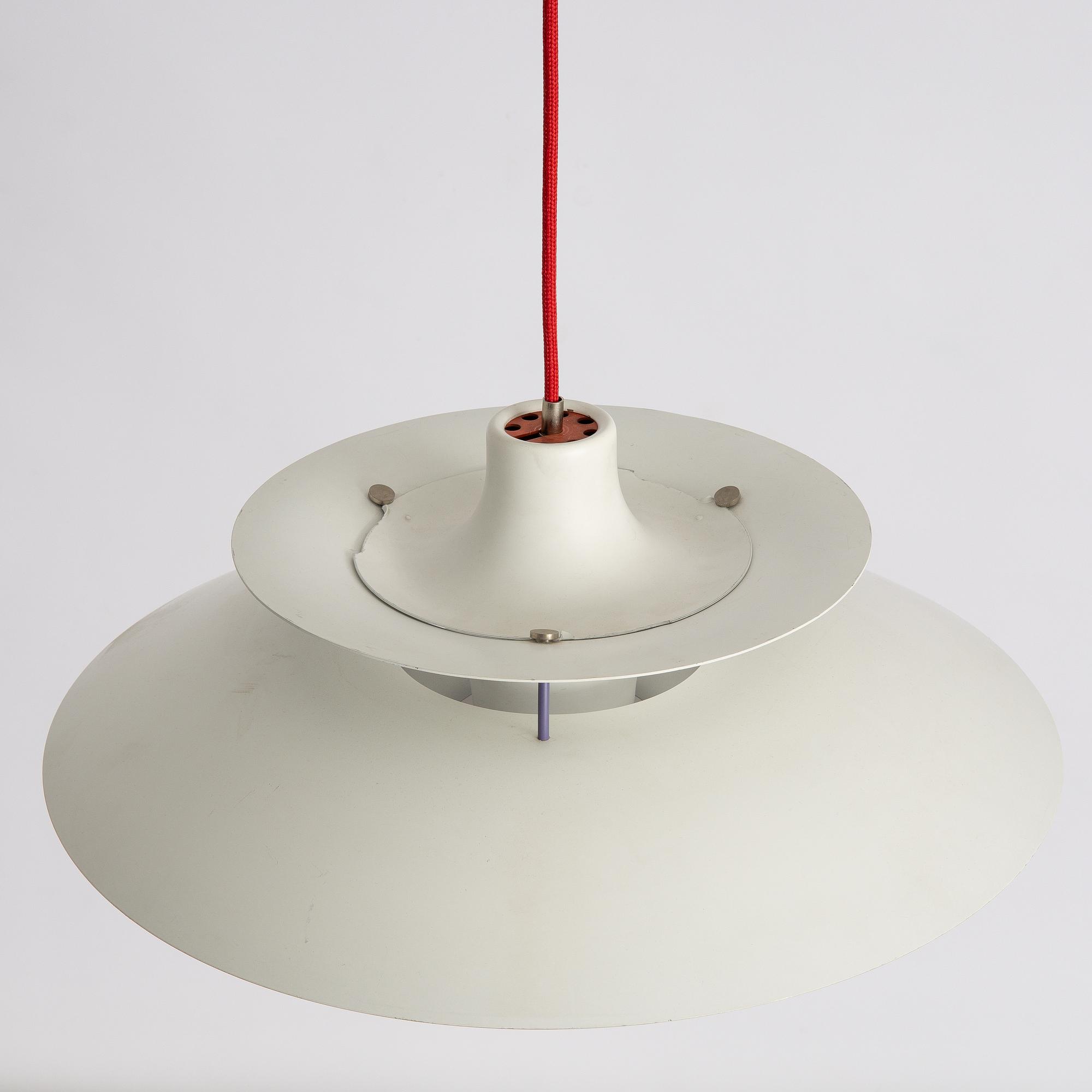 Poul Henningnsen, a "PH5" ceiling lamp, Louis Poulsen, Denmark.